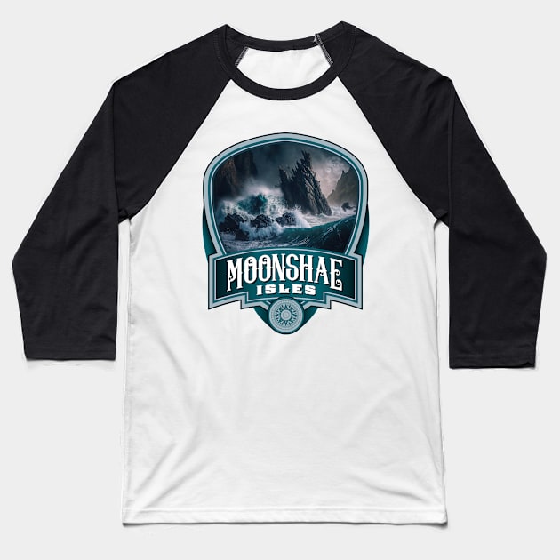 Moonshae Isles Baseball T-Shirt by MindsparkCreative